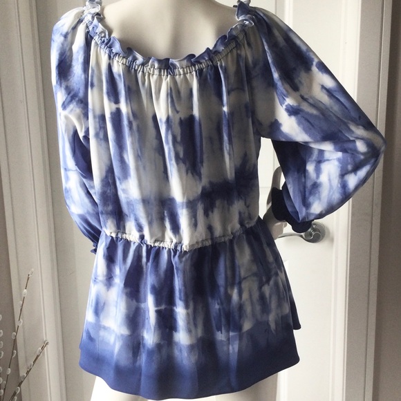 Nygard on/off shoulder top tie dye look large - Picture 3 of 7